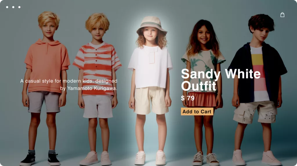 online store fashion for children